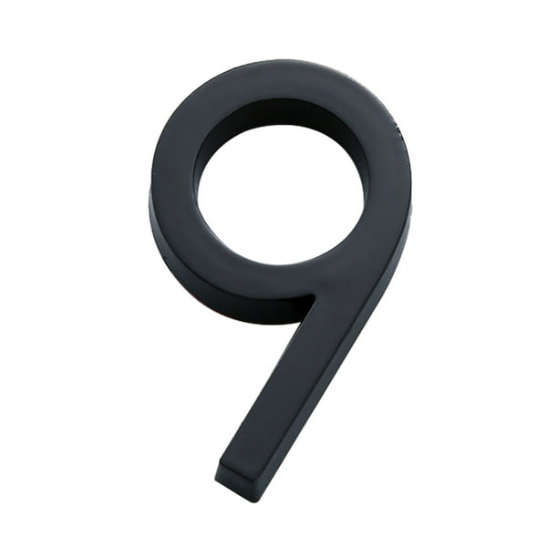 Details about  / Big House Outdoor Number Outdoor Address ABS Plastic Black Color Home Decor